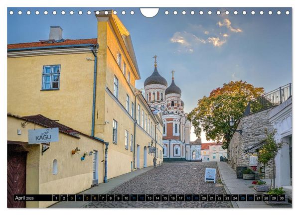 Produktbild: Nordischer Glanz &ndash; Tallinn - Riga - Vilnius (Wandkalender 2026 DIN A4 quer), CALVENDO Monatskalender