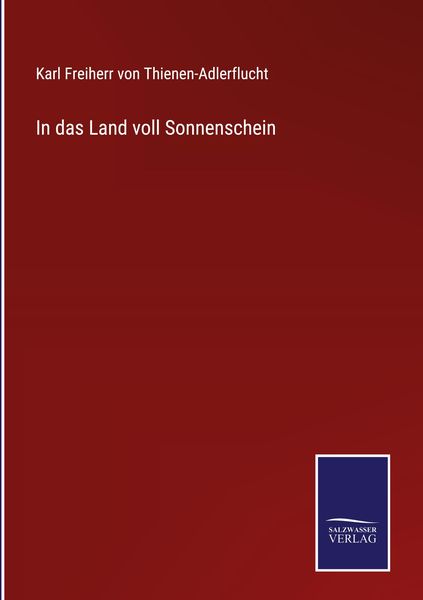 Produktbild: In das Land voll Sonnenschein