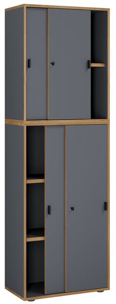 Büroschrank Aktenschrank Schiebetüren Salia 5fach