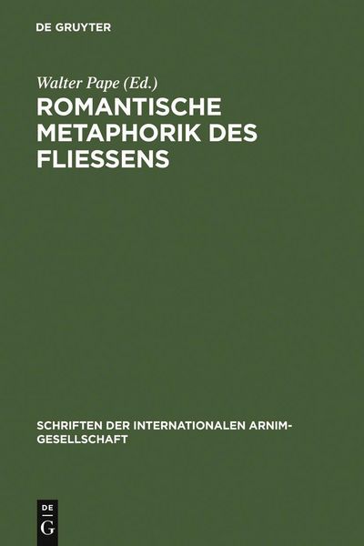Produktbild: Romantische Metaphorik des Flie&szlig;ens