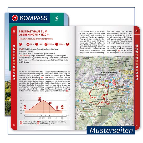Produktbild: KOMPASS Wanderf&uuml;hrer Nordpf&auml;lzer Bergland, Rheinhessen, 50 Touren