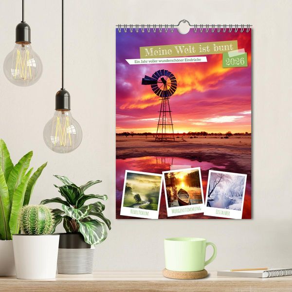 Produktbild: Meine Welt ist bunt (Wandkalender 2026 DIN A4 hoch), CALVENDO Monatskalender