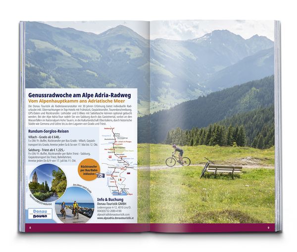 Produktbild: KOMPASS Transalp Bike & E-Bike &ndash; Alpen&uuml;berquerungen: Genussvoll bis anspruchsvoll