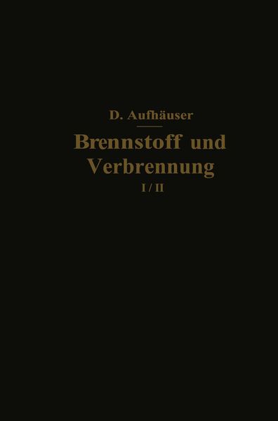 Produktbild: Brennstoff und Verbrennung