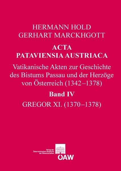 Produktbild: Acta Pataviensia Austriaca