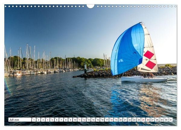 Produktbild: Faszination Segeln - An der Flensburger F&ouml;rde (Wandkalender 2026 DIN A3 quer), CALVENDO Monatskalender