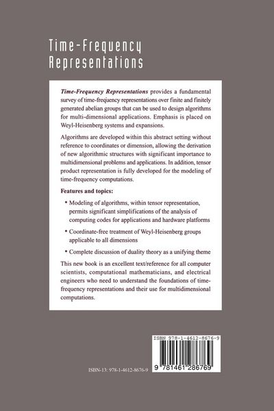 Produktbild: Time-Frequency Representations