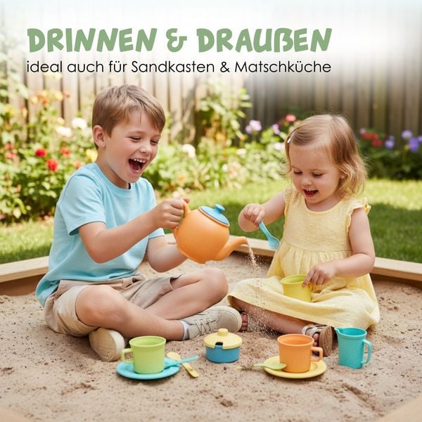 Produktbild: alldoro - Teeservice f&uuml;r Kinderk&uuml;che, 15-teilig