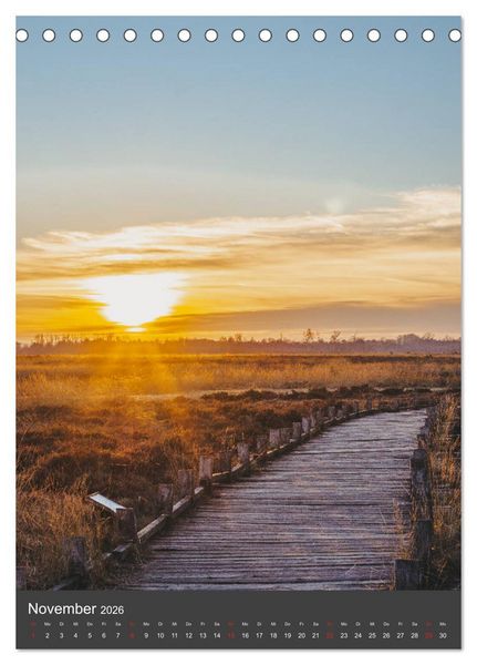 Produktbild: Das gro&szlig;e Torfmoor (Tischkalender 2026 DIN A5 hoch), CALVENDO Monatskalender