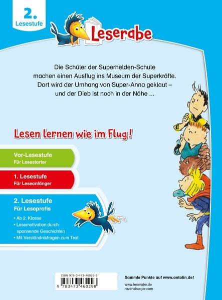 Produktbild: Leserabe 2. Lesestufe - Die Superhelden-Schule