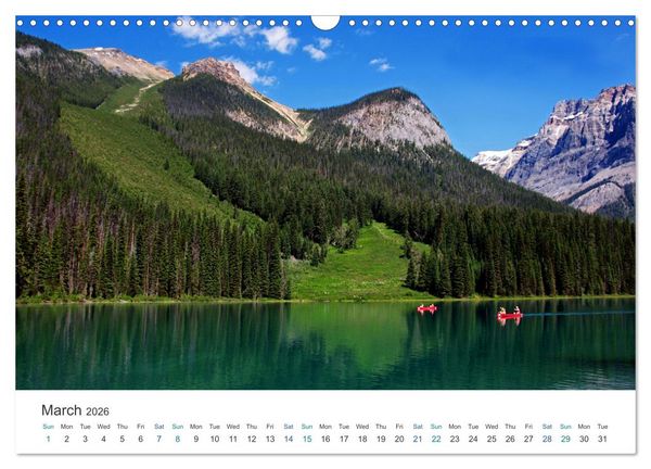 Produktbild: Journey through Alberta and British Columbia (Wall Calendar 2026 DIN A3 landscape), CALVENDO 12 Month Wall Calendar