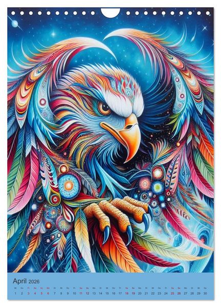 Produktbild: Tierische Fantasien (Wandkalender 2026 DIN A4 hoch), CALVENDO Monatskalender