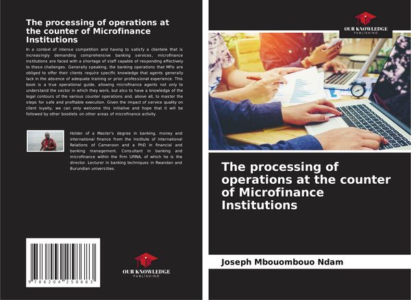 Produktbild: The processing of operations at the counter of Microfinance Institutions