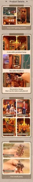 Produktbild: Book Nook DIY B&uuml;cherecke Violin Detective Agency