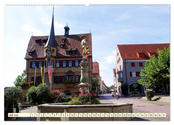 Produktbild: Unterwegs im Schwaben-Land (Wandkalender 2026 DIN A2 quer), CALVENDO Monatskalender