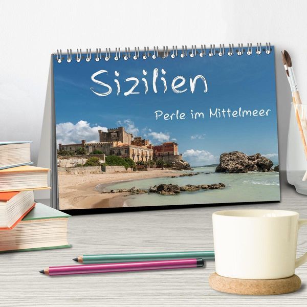 Produktbild: Sizilien - Perle im Mittelmeer (Tischkalender 2026 DIN A5 quer), CALVENDO Monatskalender