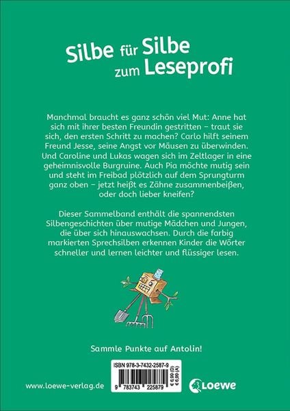 Produktbild: Die besten Silbengeschichten zum Lesenlernen - Geschichten, die Mut machen