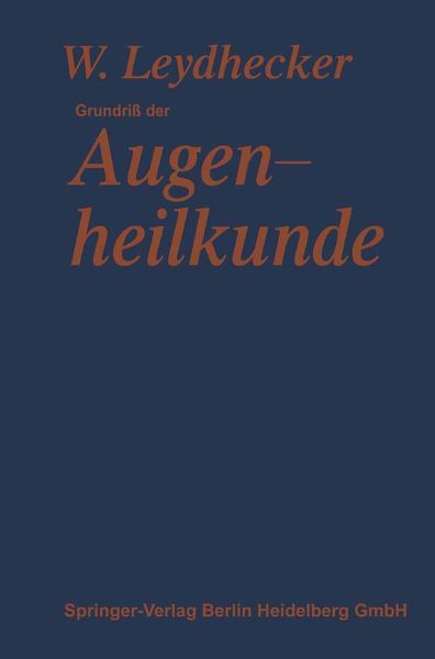 Produktbild: Grundri&szlig; der Augenheilkunde