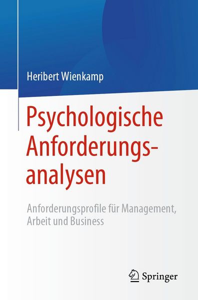 Produktbild: Psychologische Anforderungsanalysen