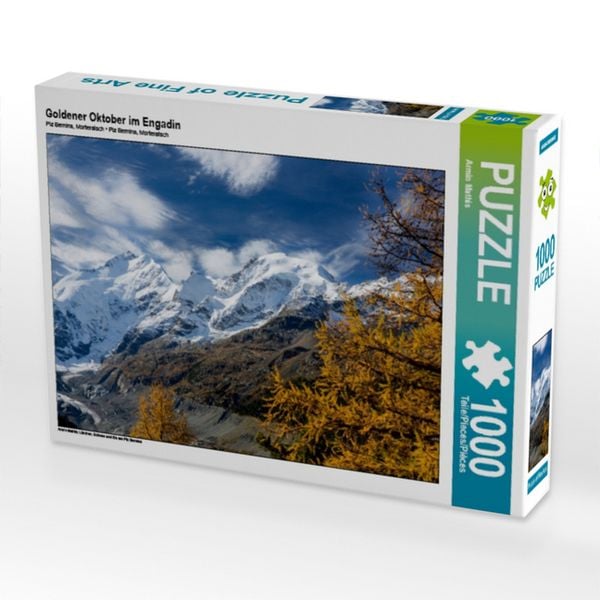 Goldener Oktober im Engadin (Puzzle)