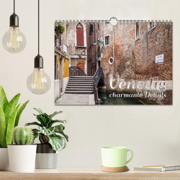 Produktbild: VENEDIG charmante Details (Wandkalender 2026 DIN A4 quer), CALVENDO Monatskalender