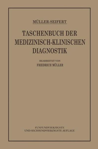 Produktbild: Taschenbuch der Medizinisch Klinischen Diagnostik