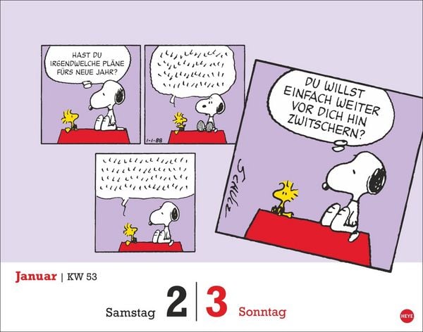 Produktbild: Peanuts Tagesabrei&szlig;kalender 2027