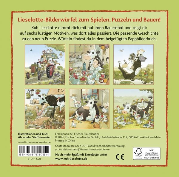Produktbild: Mein Lieselotte W&uuml;rfel-Puzzle