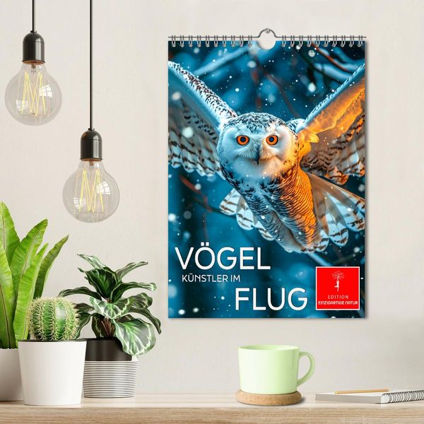 Produktbild: V&ouml;gel - K&uuml;nstler im Flug (Wandkalender 2026 DIN A4 hoch), CALVENDO Monatskalender