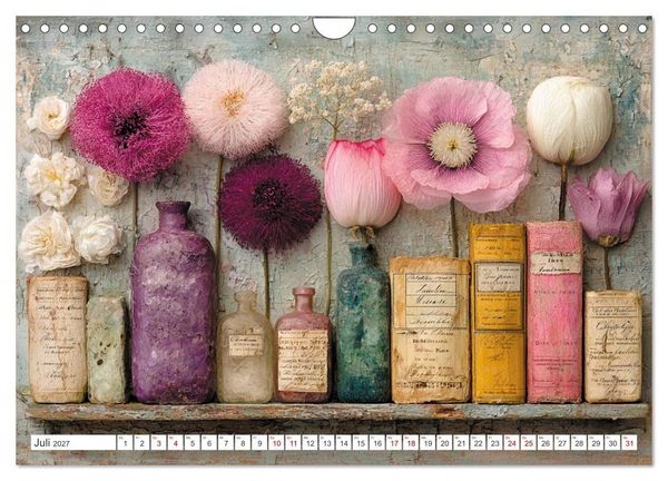 Produktbild: Blumen und Bl&auml;tter sind das sanfte L&auml;cheln der Natur. (Wandkalender 2027 DIN A4 quer), CALVENDO Monatskalender