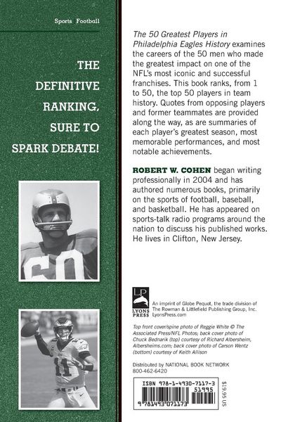 Produktbild: The 50 Greatest Players in Philadelphia Eagles History