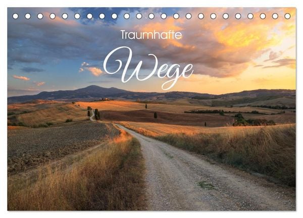 Traumhafte Wege - Matteo Colombo (Tischkalender 2026 DIN A5 quer), CALVENDO Monatskalender