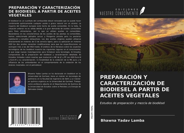 Produktbild: Preparaci&oacute;n Y Caracterizaci&oacute;n De Biodiesel a Partir De Aceites Vegetales