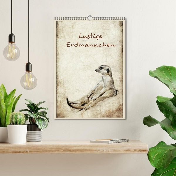 Produktbild: Lustige Erdm&auml;nnchen (Wandkalender 2026 DIN A3 hoch), CALVENDO Monatskalender