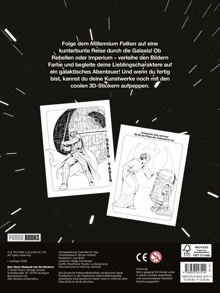 Produktbild: Star Wars: Malspa&szlig; mit 3D-Stickern