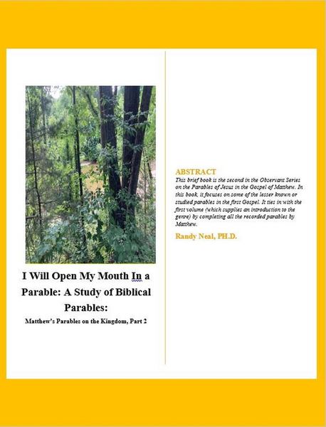 Produktbild: I Will Open My Mouth in a Parable: A Study of Biblical Parables: Matthew's Parables on the Kingdom, Part 2 (Series on the Parables, #2)