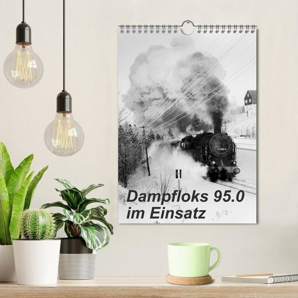 Produktbild: Dampfloks 95.0 im Einsatz (Wandkalender 2026 DIN A4 hoch), CALVENDO Monatskalender