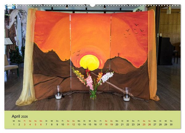 Produktbild: Pilgern im Waldecker Upland (hochwertiger Premium Wandkalender 2026 DIN A2 quer), Kunstdruck in Hochglanz