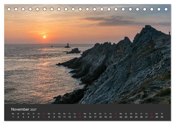 Produktbild: Bretagne - Cap Sizun (Tischkalender 2027 DIN A5 quer), CALVENDO Monatskalender