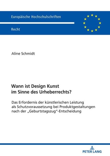 Produktbild: Wann ist Design Kunst im Sinne des Urheberrechts?