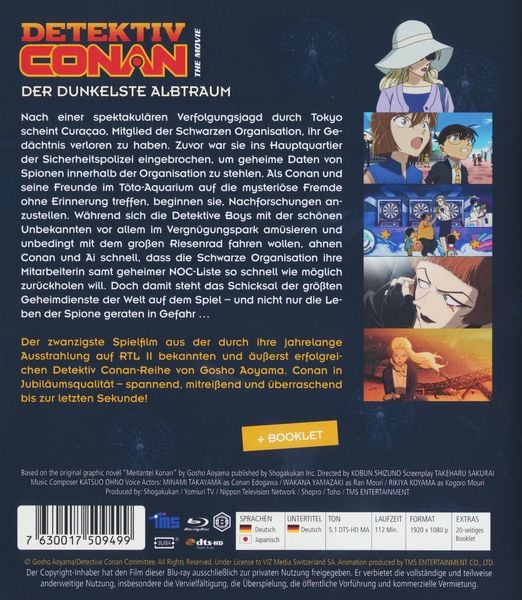 Detektiv Conan Der Dunkelste Albtraum Deutsch Stream 'Detektiv Conan - 20. Film: Der dunkelste Albtraum' von 'Kobun Shizuno