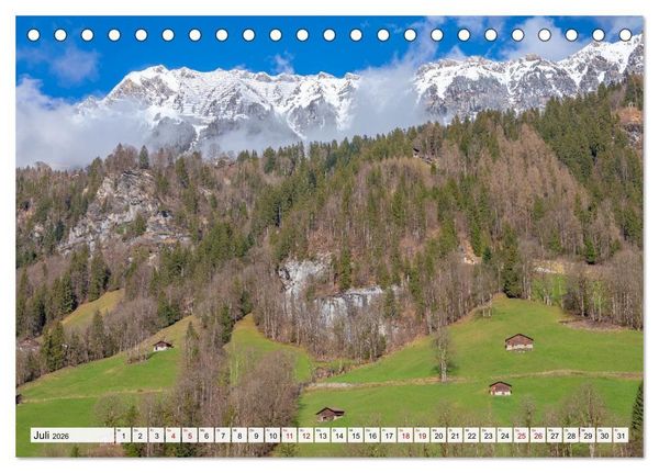 Produktbild: Matterhorn - Eiger, M&ouml;nch und Jungfrau: Rund um die zeitlosen Gipfel (Tischkalender 2026 DIN A5 quer), CALVENDO Monatskalender