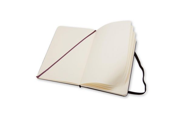 Produktbild: Moleskine Notizbuch, Large/A5, Blanko, Fester Einband, Schwarz
