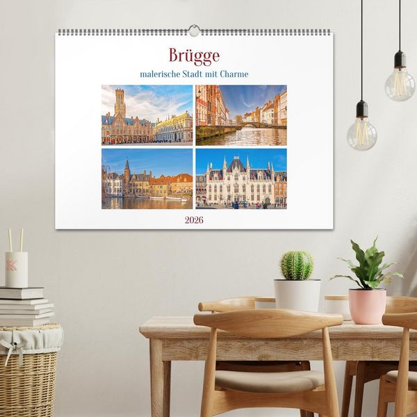 Produktbild: Br&uuml;gge - malerische Stadt mit Charme (Wandkalender 2026 DIN A2 quer), CALVENDO Monatskalender