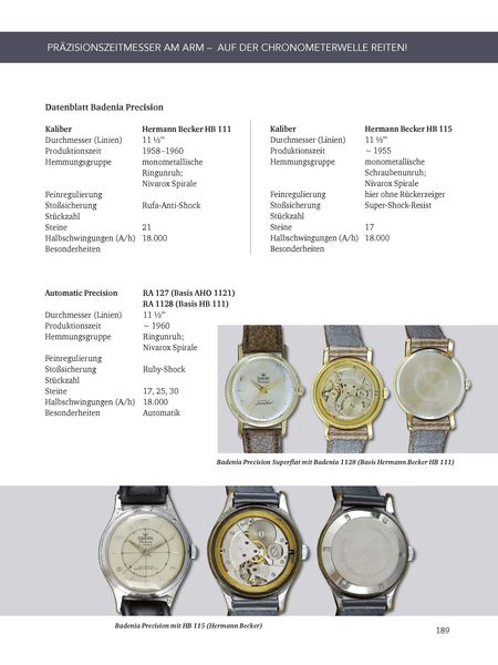 Produktbild: Deutsche Armbandchronometer und Qualit&auml;tsuhren 1935 &ndash; 1980