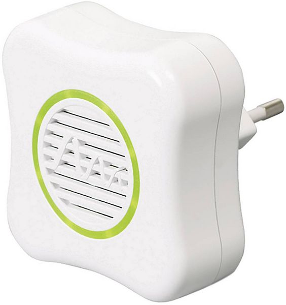 Produktbild: Gardigo Ultraschall M&uuml;ckenvertreiber LED 66993 Insektenvertreiber Ultraschall (B x H x T) 65 x 65 x 68 mm Wei&szlig; 1 St.
