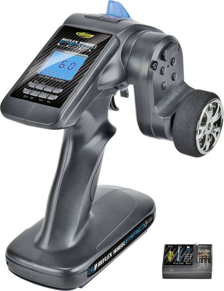 Carson Modellsport Reflex Wheel Pro III LCD 2.4 GHz Pistolengriff-Fernsteuerung 2,4 GHz Anzahl Kanäle: 3 inkl. Empfänger