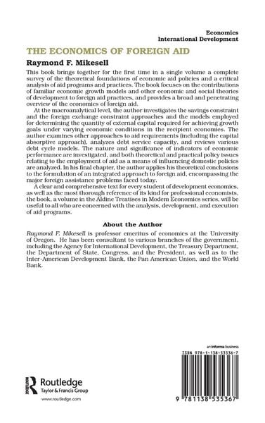 Produktbild: The Economics of Foreign Aid