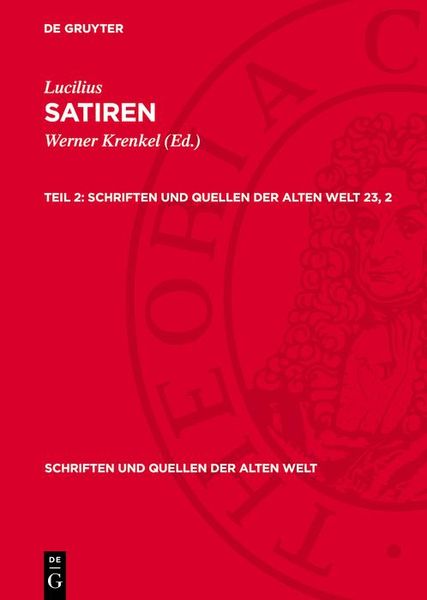 Produktbild: Lucilius: Satiren. Teil 2