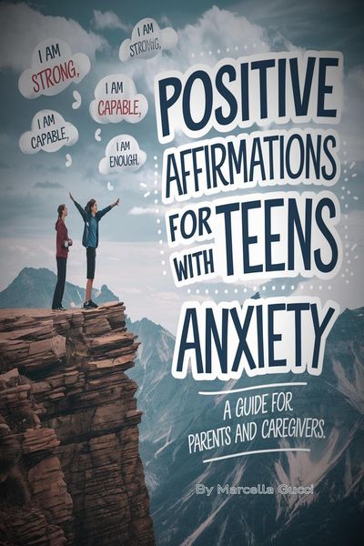 Produktbild: Positive Affirmations For Teens with Anxiety - A Guide for Parents and Caregivers